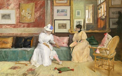 Ein freundlicher Besuch, 1895